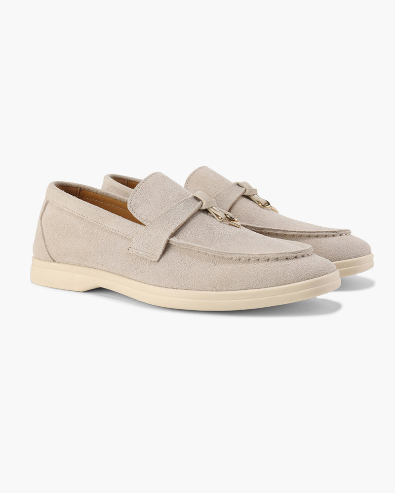 Old Money Suede Lady Loafers