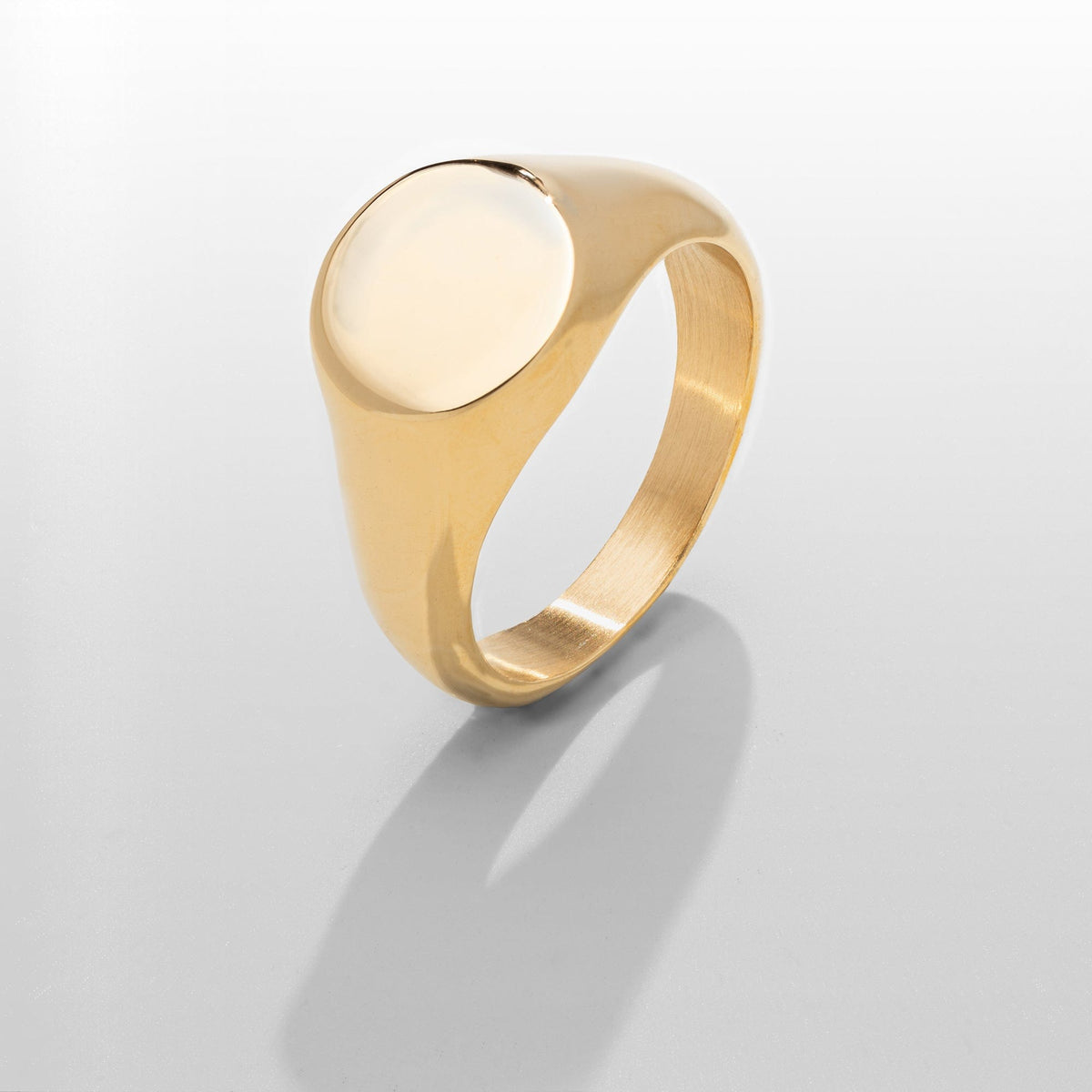 Round Signet Ring (Gold)