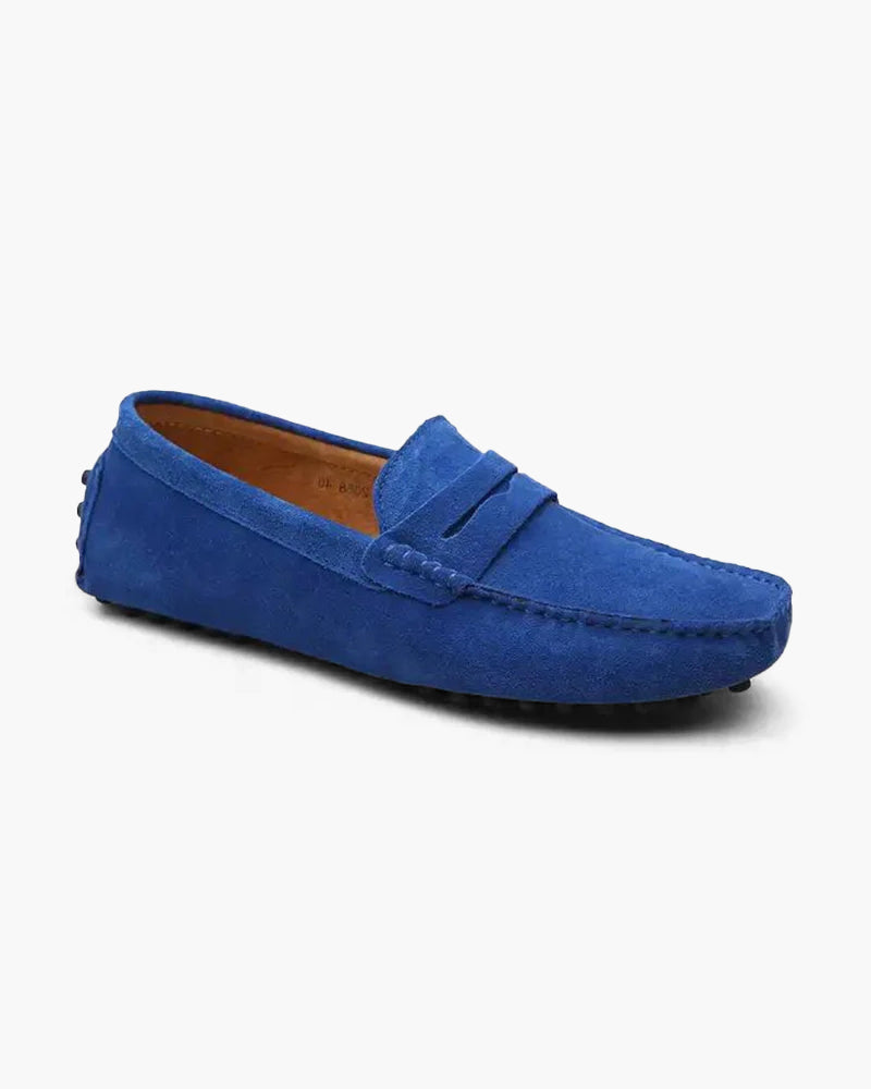 Suede Driver Loafers