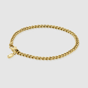 Cuban Bracelet (Gold) 4mm