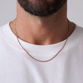 Cuban (Rose Gold) 2mm