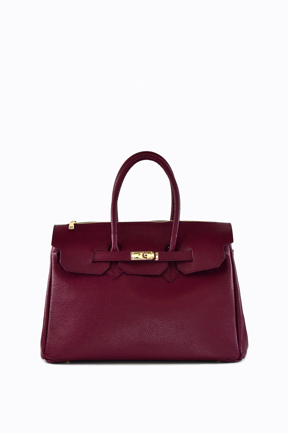 Borsa Elizabeth in Pelle Togo Borgogna