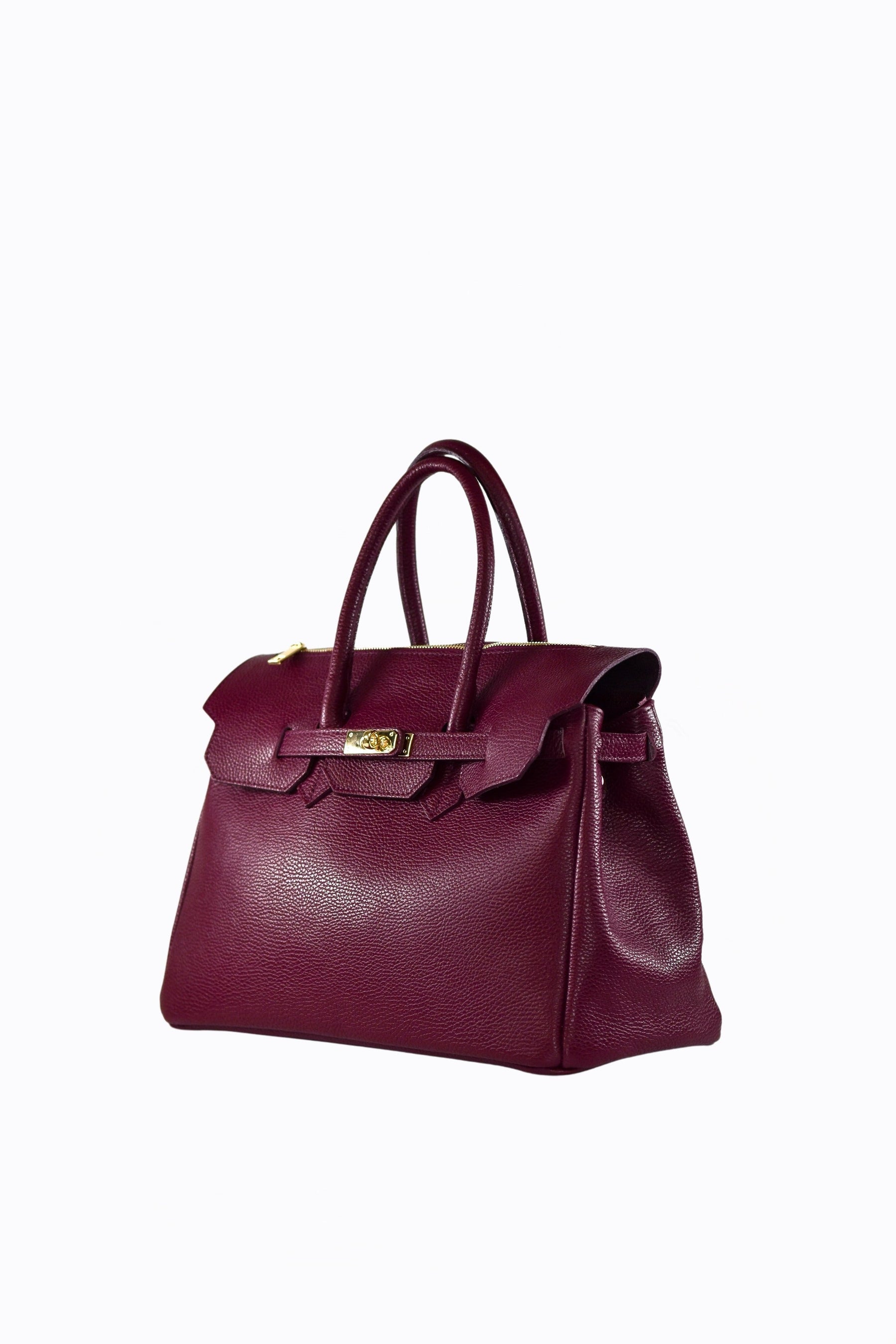 Borsa Elizabeth in Pelle Togo Borgogna