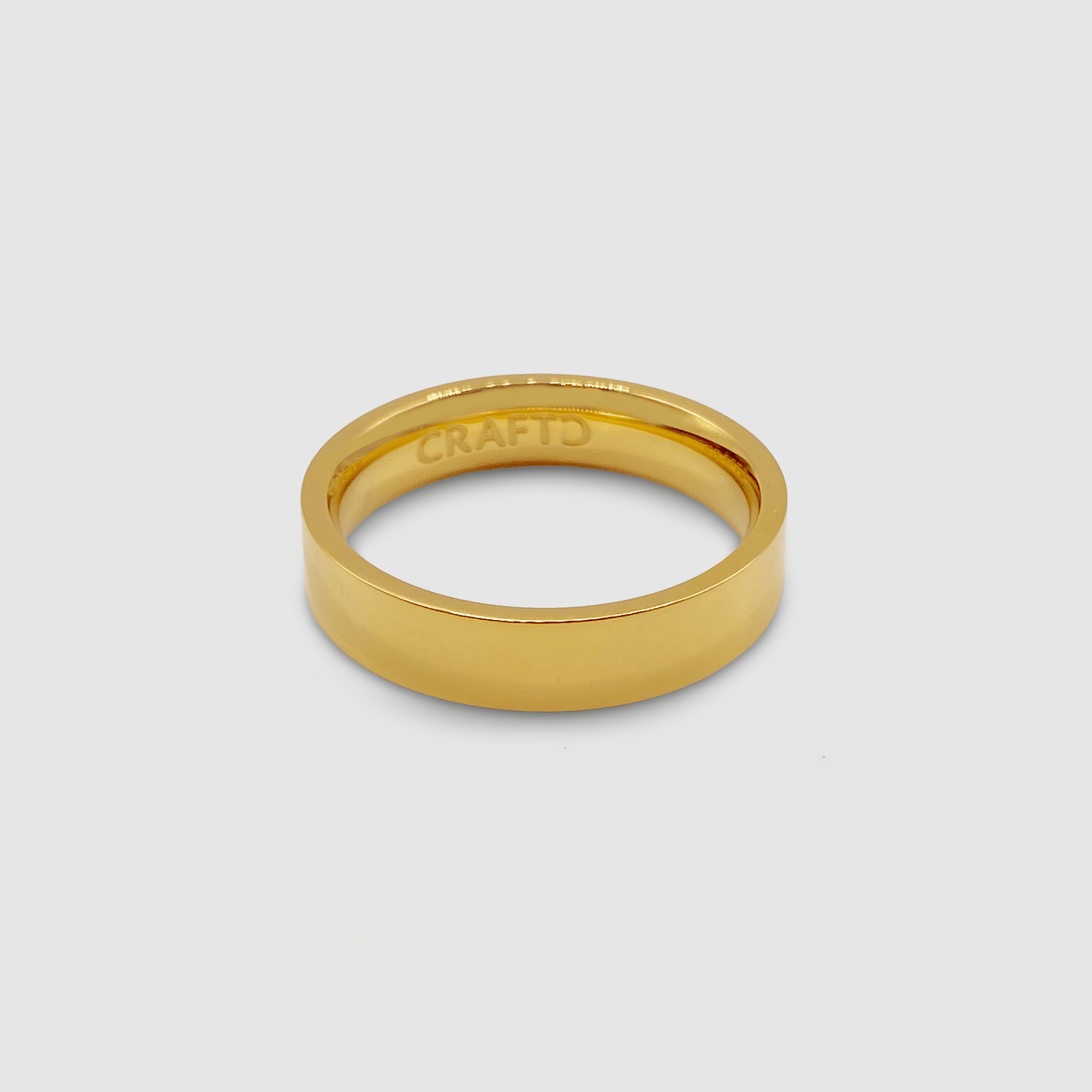 Flat Band Ring (Gold) 5mm