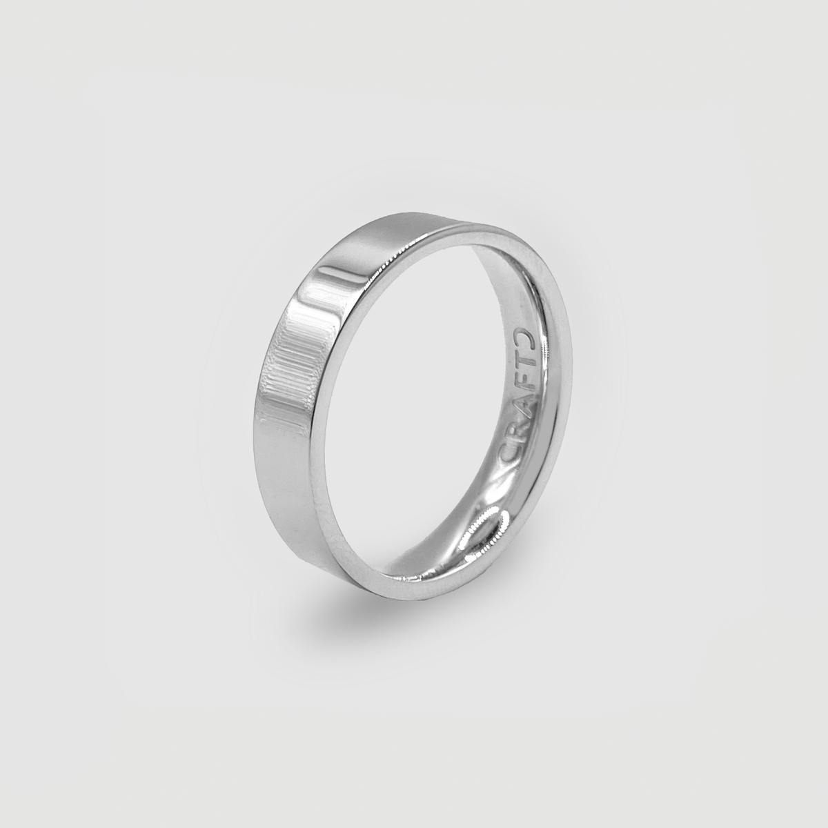 Flat Band Ring (Silver) 5mm