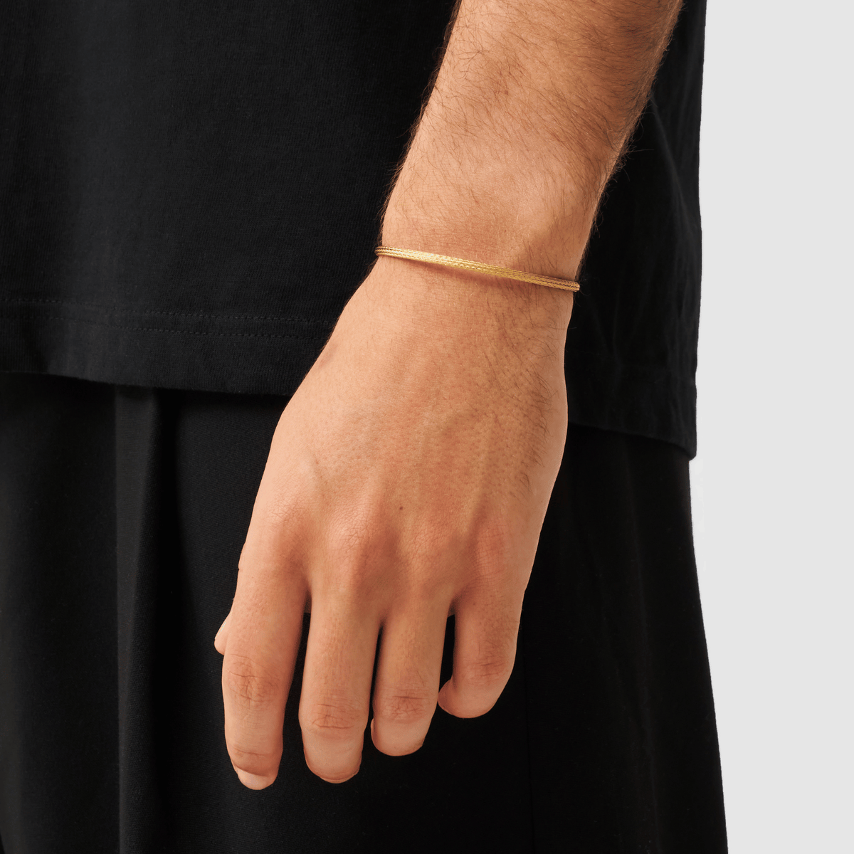 Micro Pleat Bracelet (Gold)