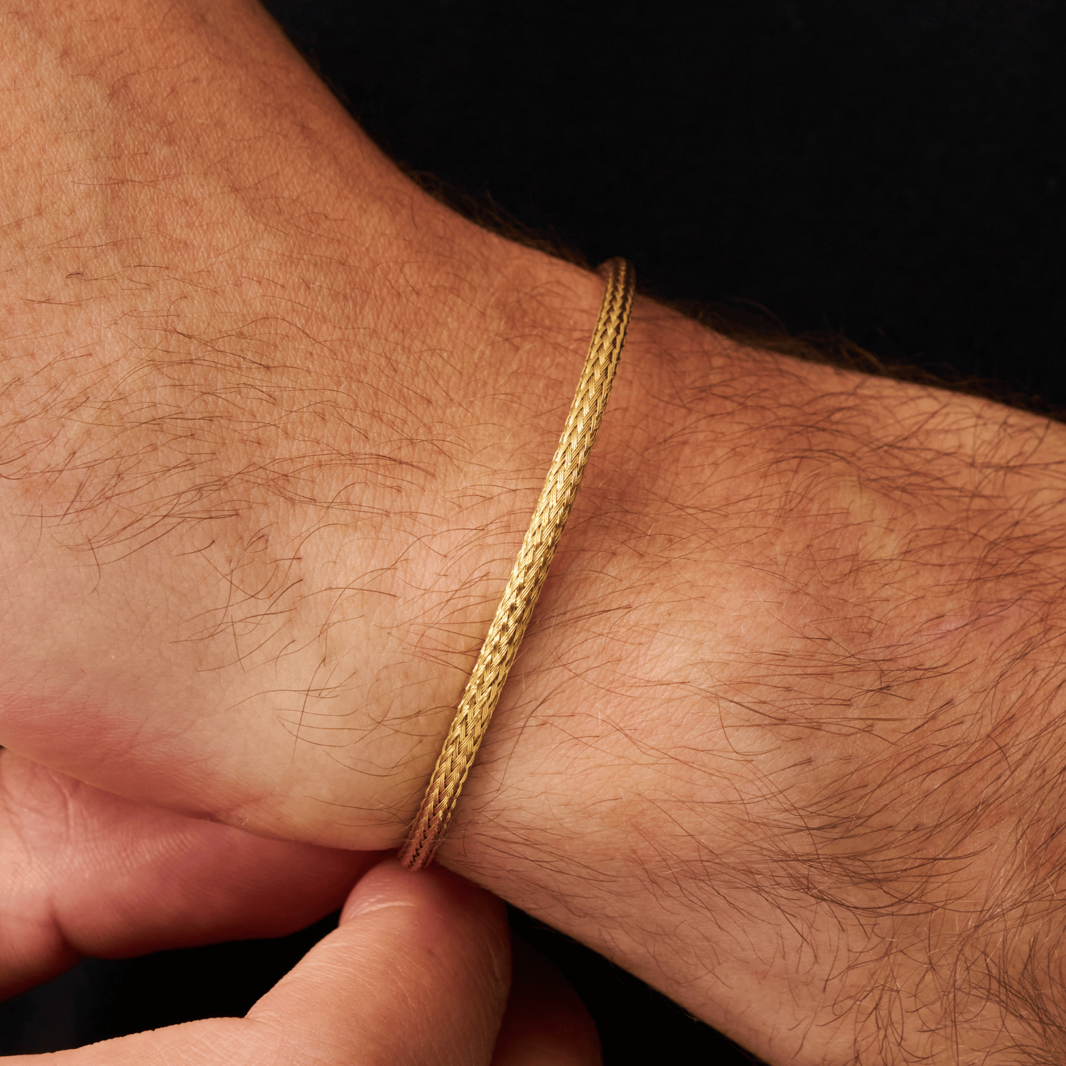 Micro Pleat Bracelet (Gold)