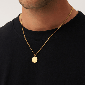 Round Totem Pendant (Gold)