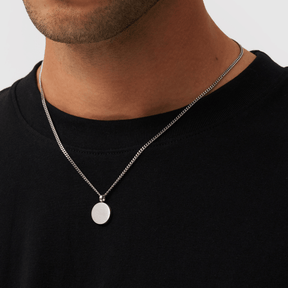 Round Totem Pendant (Silver)