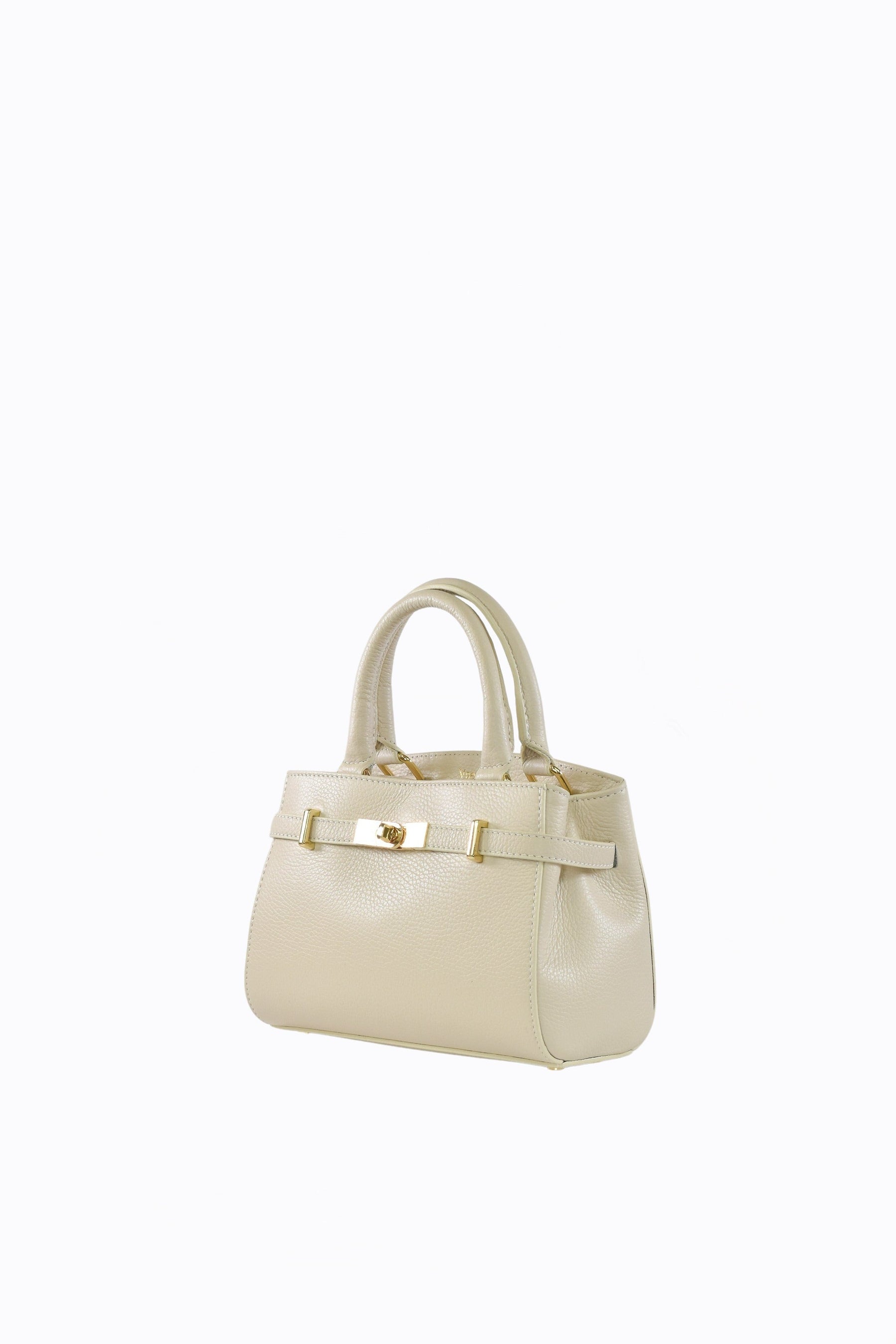 Borsa Valentine in pelle Togo Beige