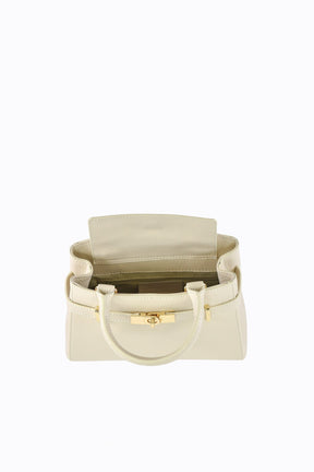 Borsa Valentine in pelle Togo Beige