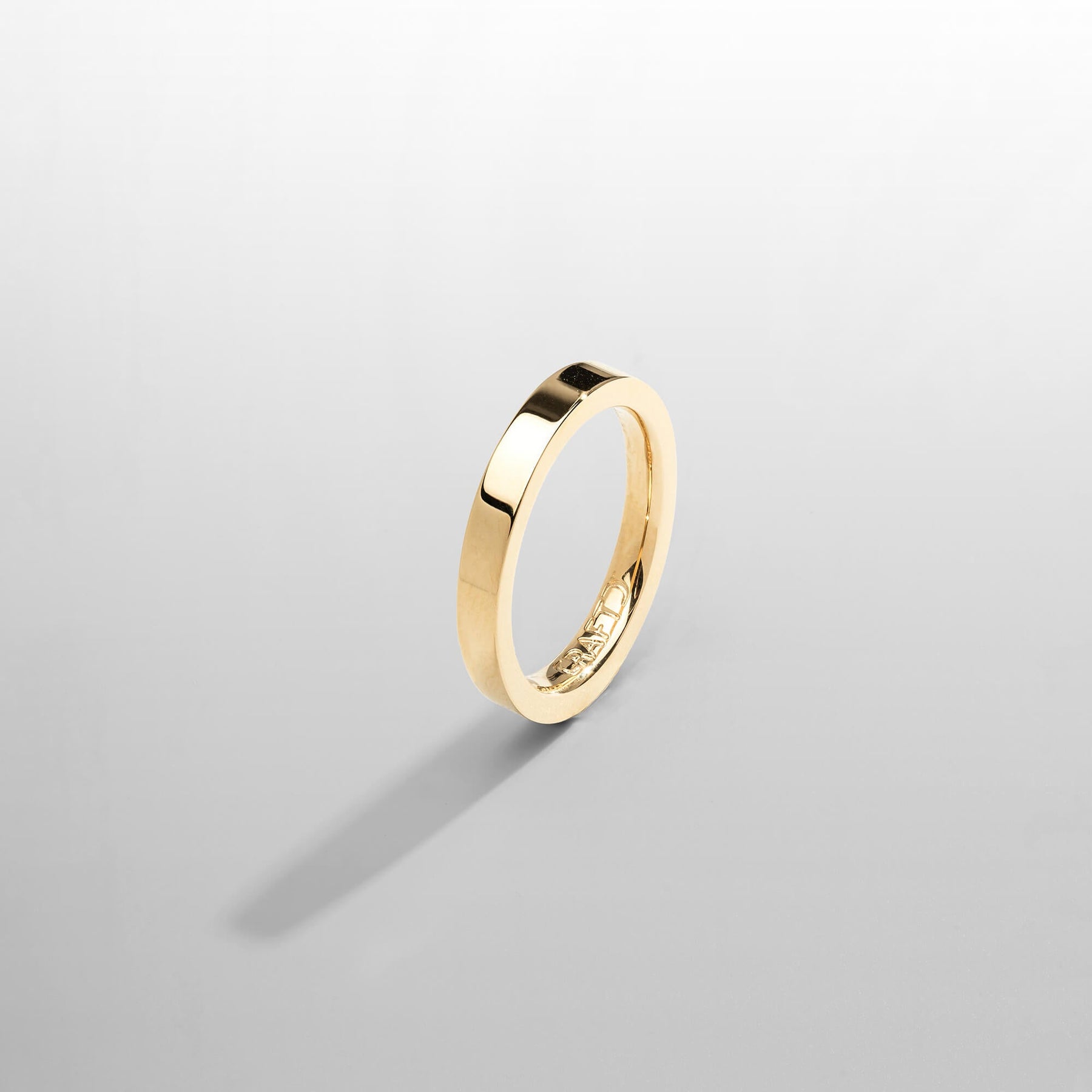 Flat Band Ring (Gold) 3mm