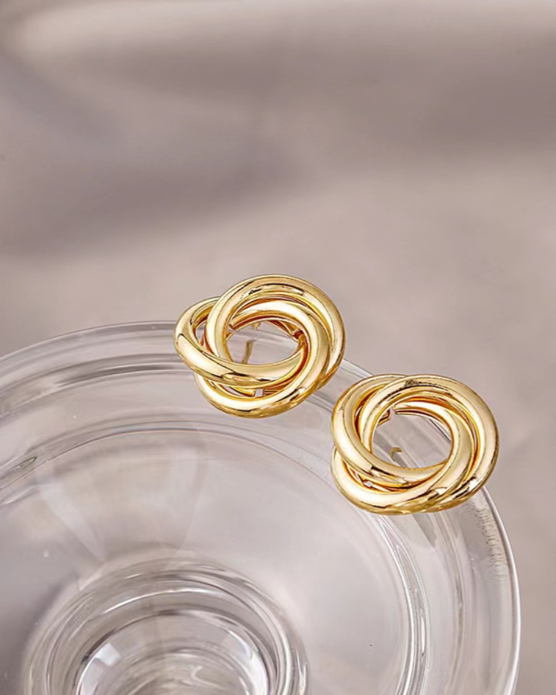 Aurelia Knot Studs